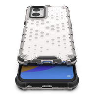 Honeycomb case armored cover with gel frame Oppo A76 / Oppo A36 / Realme 9i transparent