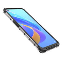 Honeycomb case armored cover with gel frame Oppo A76 / Oppo A36 / Realme 9i transparent