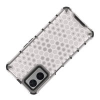 Honeycomb case armored cover with gel frame Oppo A76 / Oppo A36 / Realme 9i transparent