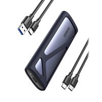 M.2 SSD Drive Enclosure USB 3.2 Gen 2 (SuperSpeed USB 10 Gbps) gray (CM400 90264)