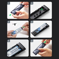 M.2 SSD Drive Enclosure USB 3.2 Gen 2 (SuperSpeed USB 10 Gbps) gray (CM400 90264)
