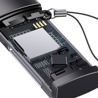 Baseus Lite serijos adapteris SD / TF USB kortelių skaitytuvas pilkos spalvos (WKQX060013)