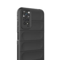 Xiaomi Redmi Note 11 lankstus šarvuotas dangtelis juodas