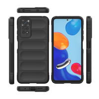 Xiaomi Redmi Note 11 lankstus šarvuotas dangtelis juodas