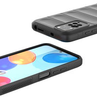 Xiaomi Redmi Note 11 lankstus šarvuotas dangtelis juodas