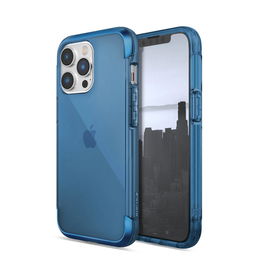 Raptic X-Doria Air dėklas iPhone 14 Pro su šarvuotu dangteliu, mėlynas