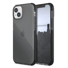 Raptic X-Doria skaidrus dėklas iPhone 14 Plus šarvuotas dangtelis pilkas