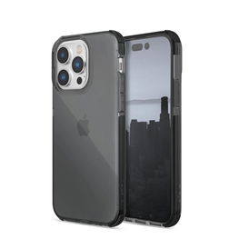Raptic X-Doria skaidrus dėklas iPhone 14 Pro šarvuotas dangtelis pilkas