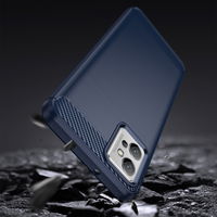 Anglies dėklas, skirtas Motorola Moto G32 lankstus silikoninis anglies dangtelis, mėlynas