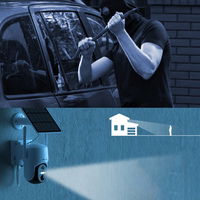 Choetech WiFi camera with Android/iOS control app + 5W solar panel (ASC005)