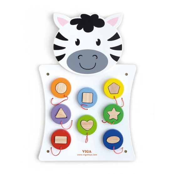 Medinis formų atitikimo žaidimas Zebra FSC sertifikuotas Montessori
