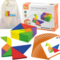 Tangram Medinės dėlionės žaidimas Dėlionės blokai