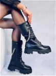 Moteriški batai su grandinėle TOTAH BLACK