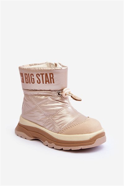 Vaikiški šilti sniego batai su užtrauktuku Black Big Star MM374197