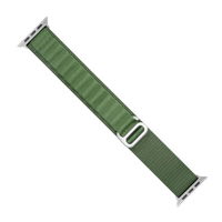 Dirželis su Alpine plieno sagtimi, skirtas Apple Watch 38/40/41 mm - žalias
