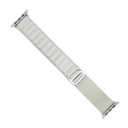 Dirželis su Alpine plieno sagtimi, skirtas Apple Watch 38/40/41 mm - sidabrinis