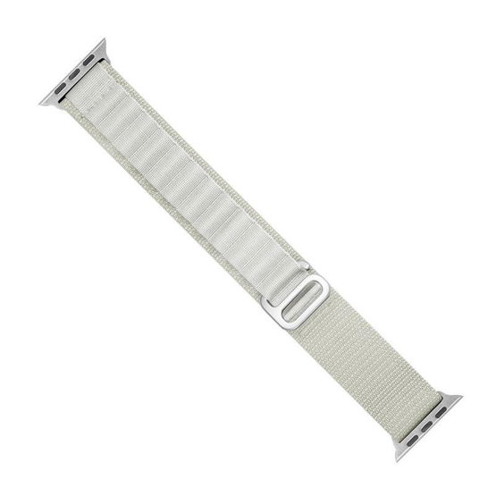Dirželis su Alpine plieno sagtimi, skirtas Apple Watch 38/40/41 mm - sidabrinis