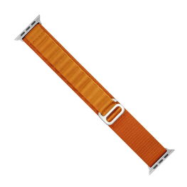 Alpine dirželis su plienine sagtimi, skirtas Apple Watch 42/44/45/49 mm - oranžinis