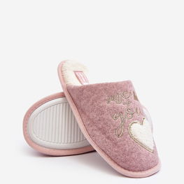 klasikinės šlepetės su vilnoniu pamušalu Pink Mabira (BSB28688)