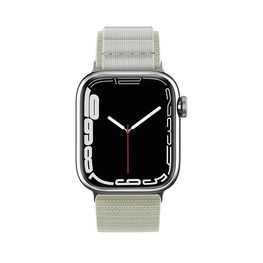Alpine dirželis su plienine sagtimi, skirtas Apple Watch 42/44/45/49 mm - sidabrinis