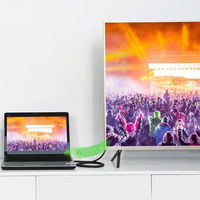 HDMI kabelis - micro HDMI kabelis 19 kontaktų 2.0v 4K 60Hz 30AWG 1,5 m juodas (30102)