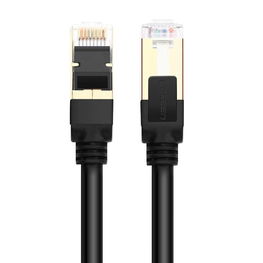 Kabelis Ethernet sujungimo kabelis RJ45 Cat 7 STP LAN 10Gbps 2m juodas (11269)