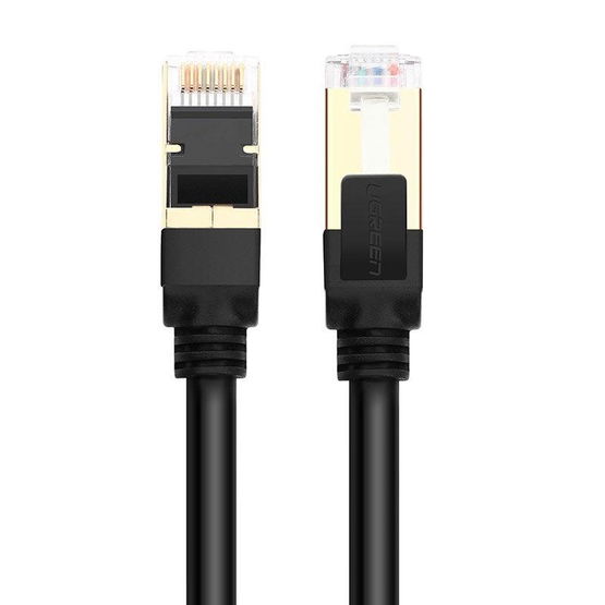 Kabelis Ethernet sujungimo kabelis RJ45 Cat 7 STP LAN 10Gbps 2m juodas (11269)