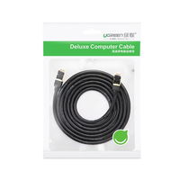 Kabelis Ethernet sujungimo kabelis RJ45 Cat 7 STP LAN 10Gbps 2m juodas (11269)
