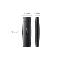 adapteris SD / micro SD kortelių skaitytuvas (USB C), juodas (CM304)