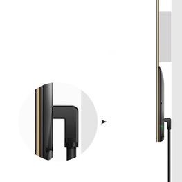 kampinis HDMI kabelis (90°) 4K 2 m juodas (HD103)