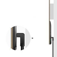 kampinis HDMI kabelis (90°) 4K 2 m juodas (HD103)
