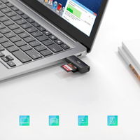 CM264 USB 3.0 SD/TF kortelių skaitytuvas - juodas