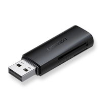 CM264 USB 3.0 SD/TF kortelių skaitytuvas - juodas