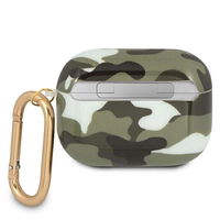 Guess GUAPUCAMA AirPods Pro dangtelis žalia/aki Camo kolekcija