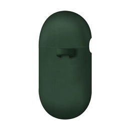 UNIQ dėklas Nexo AirPods 3 gen + ausų kabliukai Silikoninis žalias/žalias
