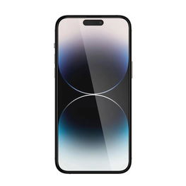 Juodas rėmelio grūdintas stiklas iPhone 14 Pro Spigen Glass FC