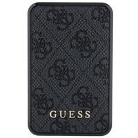Guess Powerbank 18W GUPB10DP4GEGK 10000mAh juoda/juoda 4G odinis metalinis logotipas