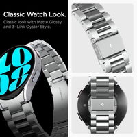 Spigen Modern Fit dirželis Samsung Galaxy Watch 6 (44 mm) - sidabrinis