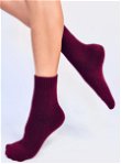 Moteriškos žieminės kojinės FOWELL bordo spalvos