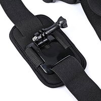 Reguliuojamas diržas per petį su GoPro kameros laikikliu