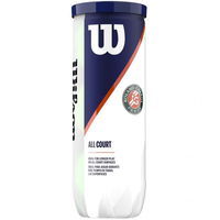 Wilson Roland Garros All Court teniso kamuoliukai 3 vnt. WRT126400