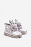 Vaikiški sniego batai su užtrauktuku Silver Mothia