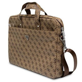 Guess krepšys GUCB15P4TW 16 brown / brown Saffiano 4G Triangle Logo (HRT122486)