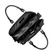 Natūralios odos krepšys nešiojamajam kompiuteriui Solier SL24 Shannon juodas