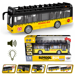 Autobusas su šviesomis ir atidaromomis durimis