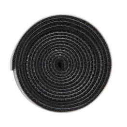 Baseus Rainbow Circle kabliukų ir kilpų dirželiai - velcro juosta kabelių organizatoriui 1 m juoda (ACMGT-E01)