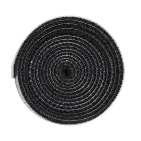 Baseus Rainbow Circle kabliukų ir kilpų dirželiai - velcro juosta kabelių organizatoriui 1 m juoda (ACMGT-E01)