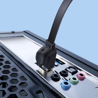 Baseus didelės spartos šešių tipų RJ45 Gigabitinio tinklo kabelis (plokščias kabelis)15 m juodas