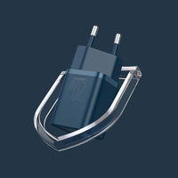 [ ] Baseus Super Si 1C greitas sieninis įkroviklis USB C tipo 20 W Power Delivery + USB C tipo - Lightning kabelis 1 m mėlynas (TZCCSUP-B03)