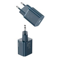 [ ] Baseus Super Si 1C greitas sieninis įkroviklis USB C tipo 20 W Power Delivery + USB C tipo - Lightning kabelis 1 m mėlynas (TZCCSUP-B03)